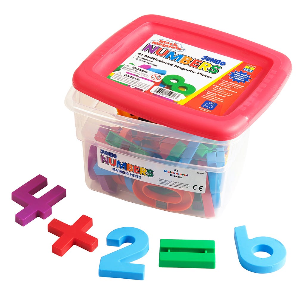 Jumbo Magnetic Numbers Operations by Educational Insights