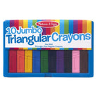 Jumbo Triangle Crayons by Melissa Doug
