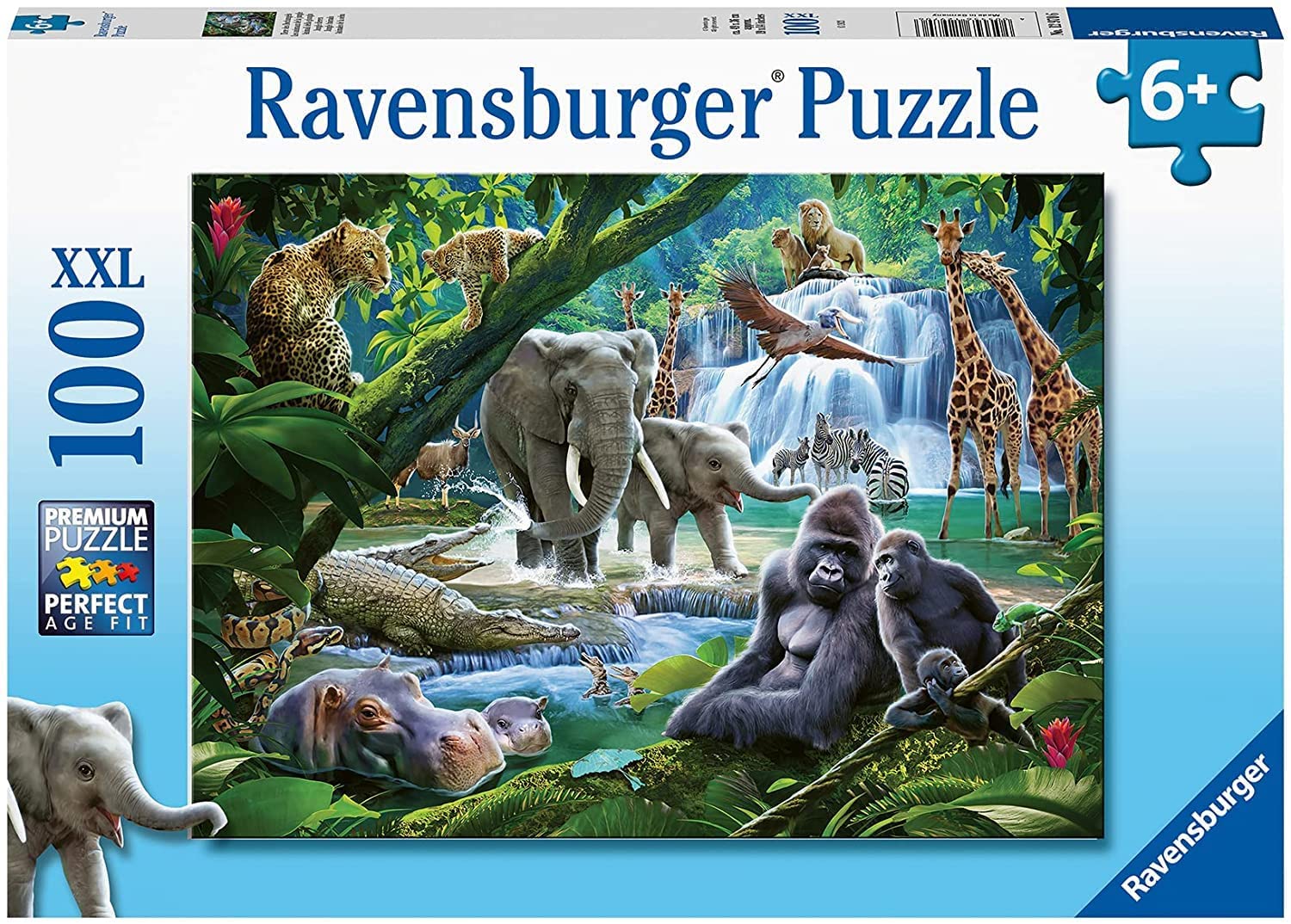 Jungle Animals 100pc Puzzle by Ravensburger