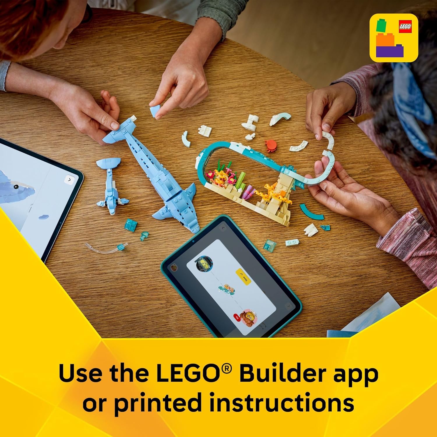 Creator 3 in 1 Sea Animals: Beautiful Dolphins by Lego