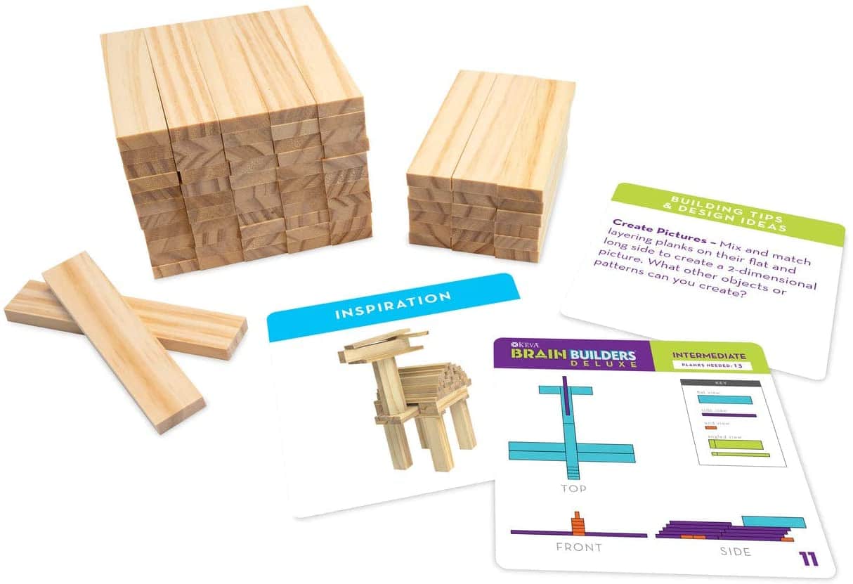 KEVA Brain Builders Deluxe by MindWare 4