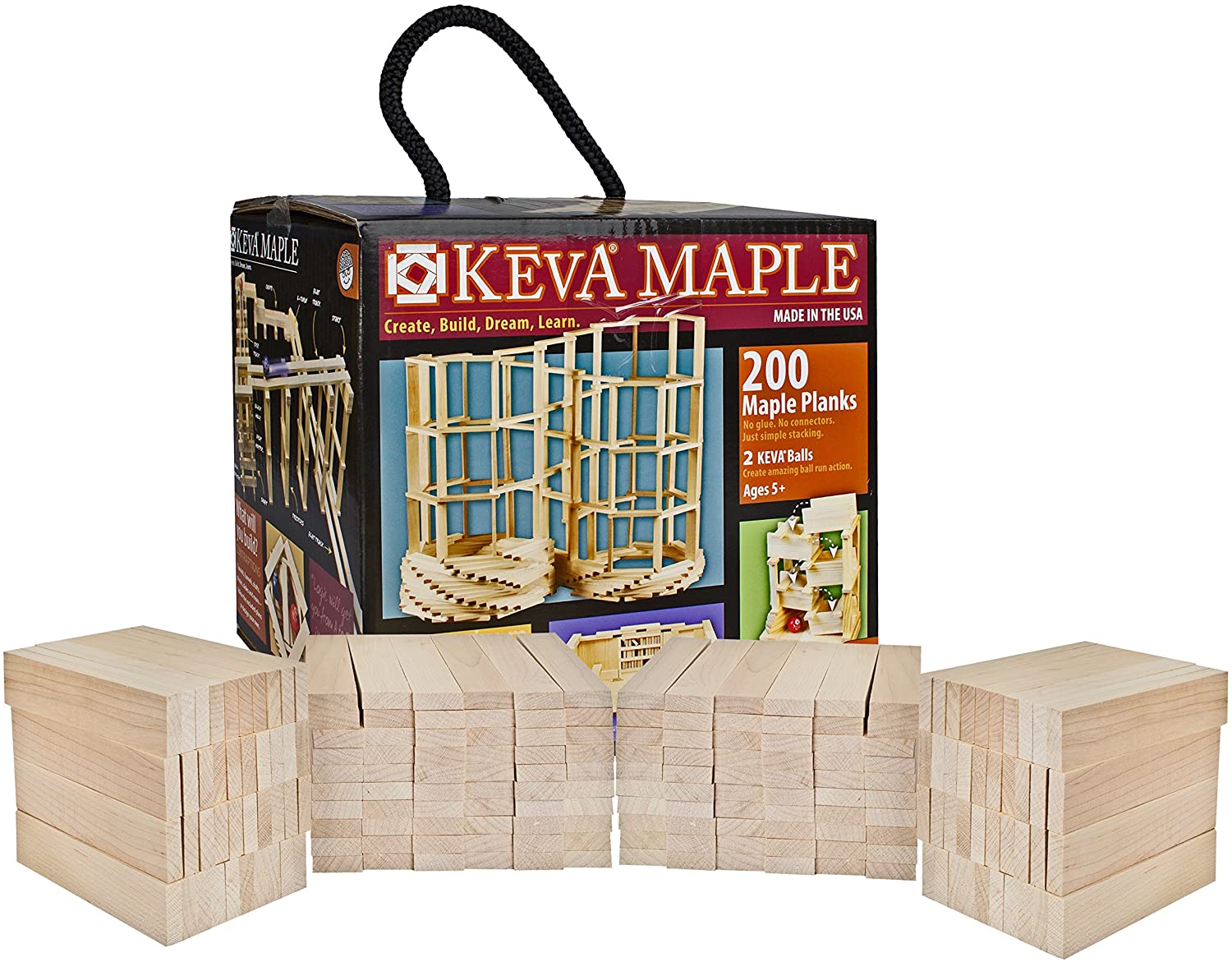 KEVA Maple 200 Plank Set by MindWare 2