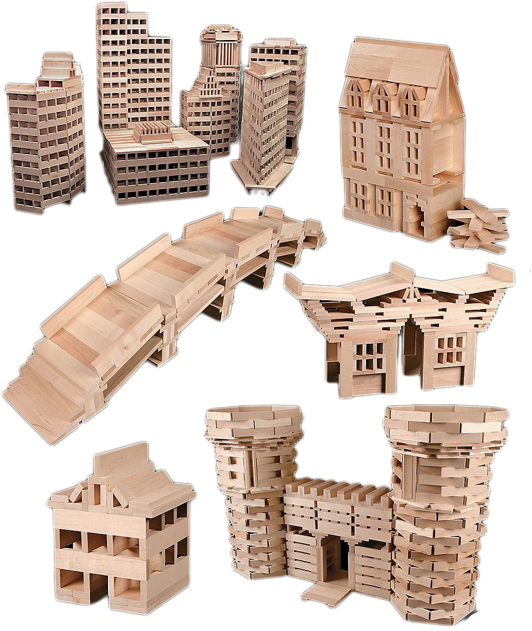 KEVA Maple 400 Plank Set by MindWare 1