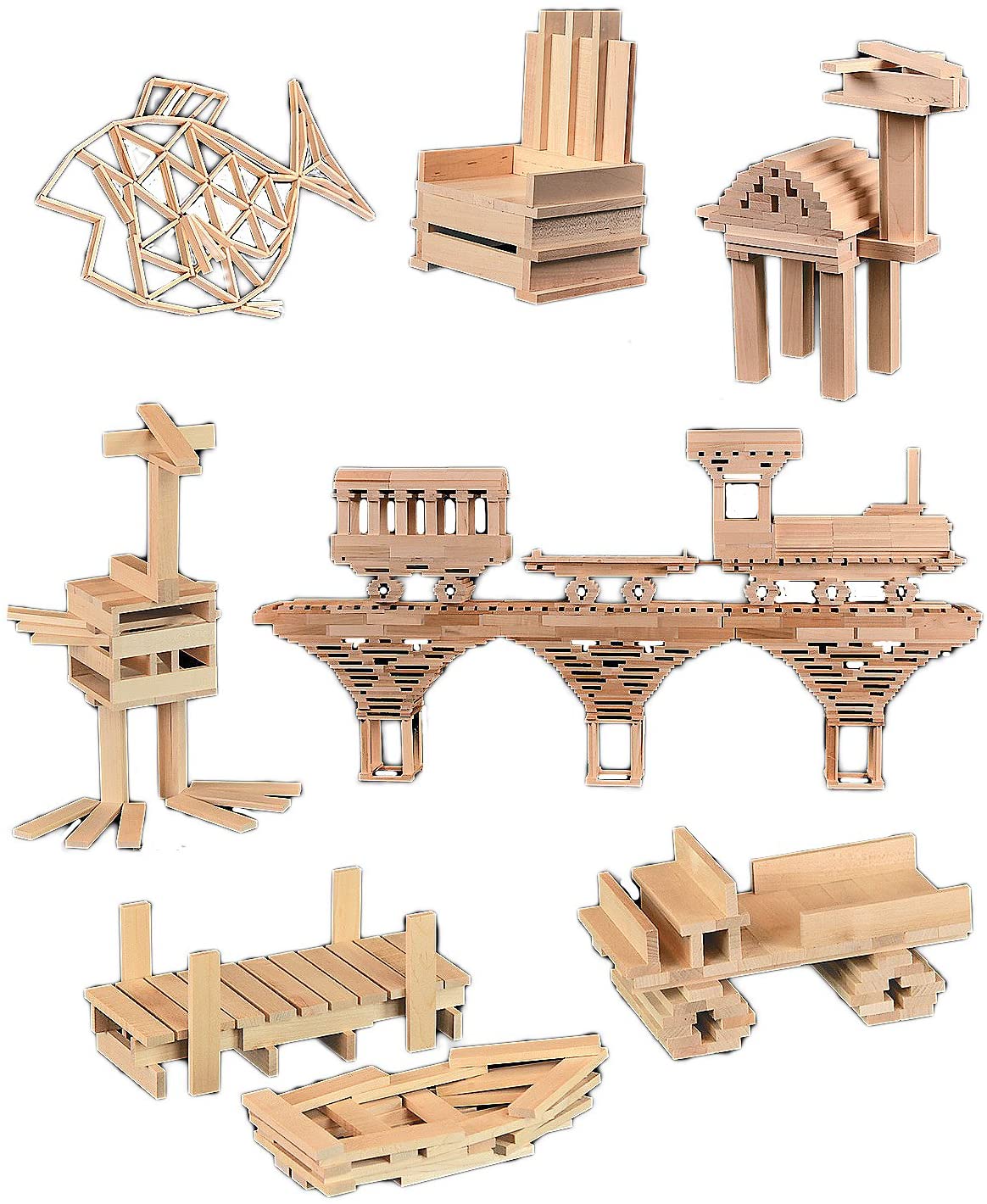 KEVA Maple 400 Plank Set – A2Z Science & Toys