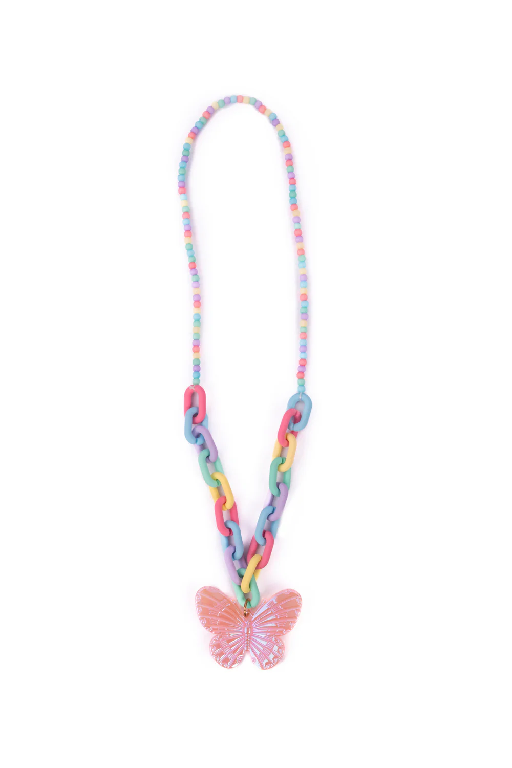 Kaleidoscope Butterfly Necklace-by-Great Pretenders