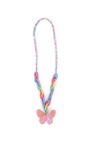 Kaleidoscope Butterfly Necklace-by-Great Pretenders