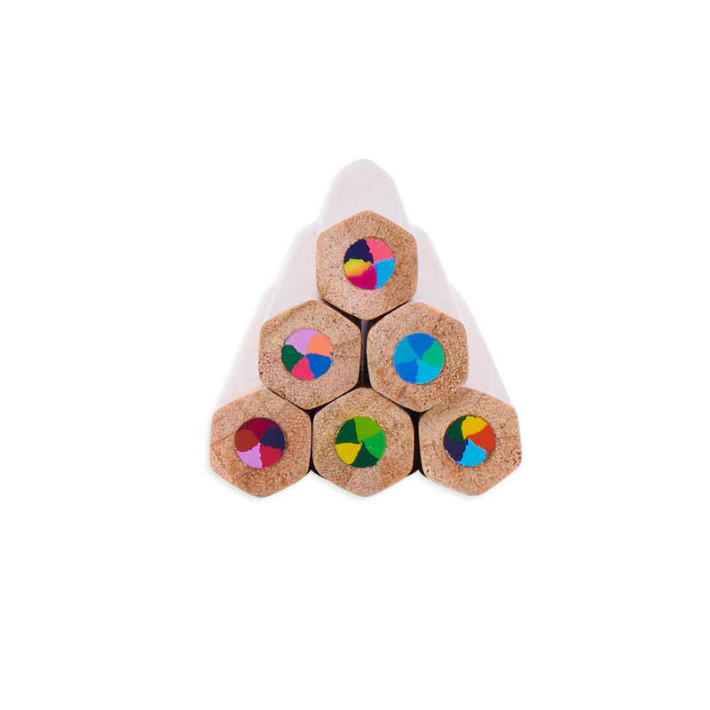 Kaleidoscope Multi Colored Pencils by Ooly 2