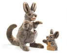 Kangaroo with Joey Puppet by Folkmanis 1
