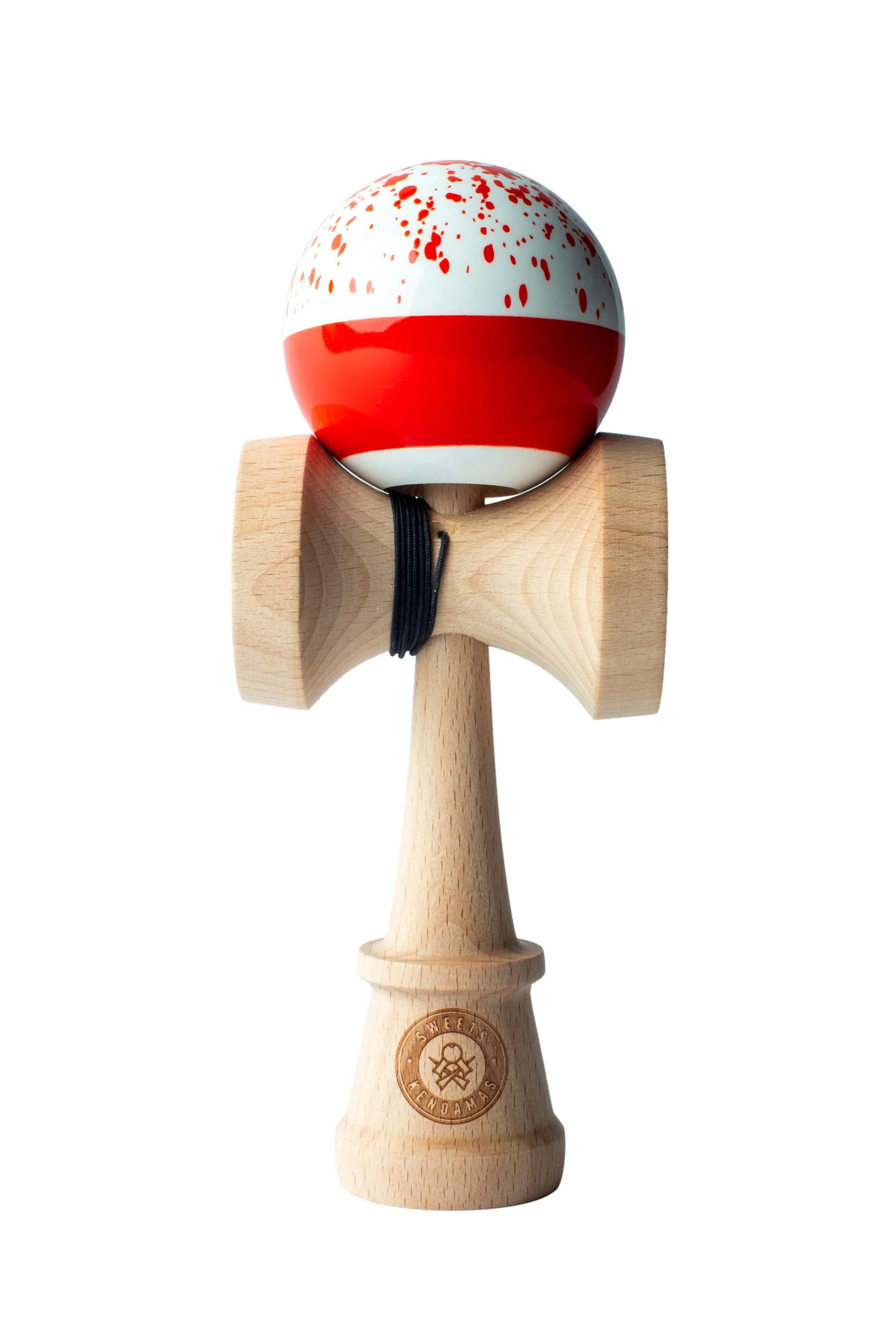 Kendama Splatter Split - Red - Laurent-by-Sweets Kendamas