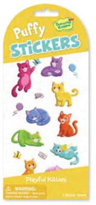 Kitty Puffy Stickers by Peaceable Kingdom