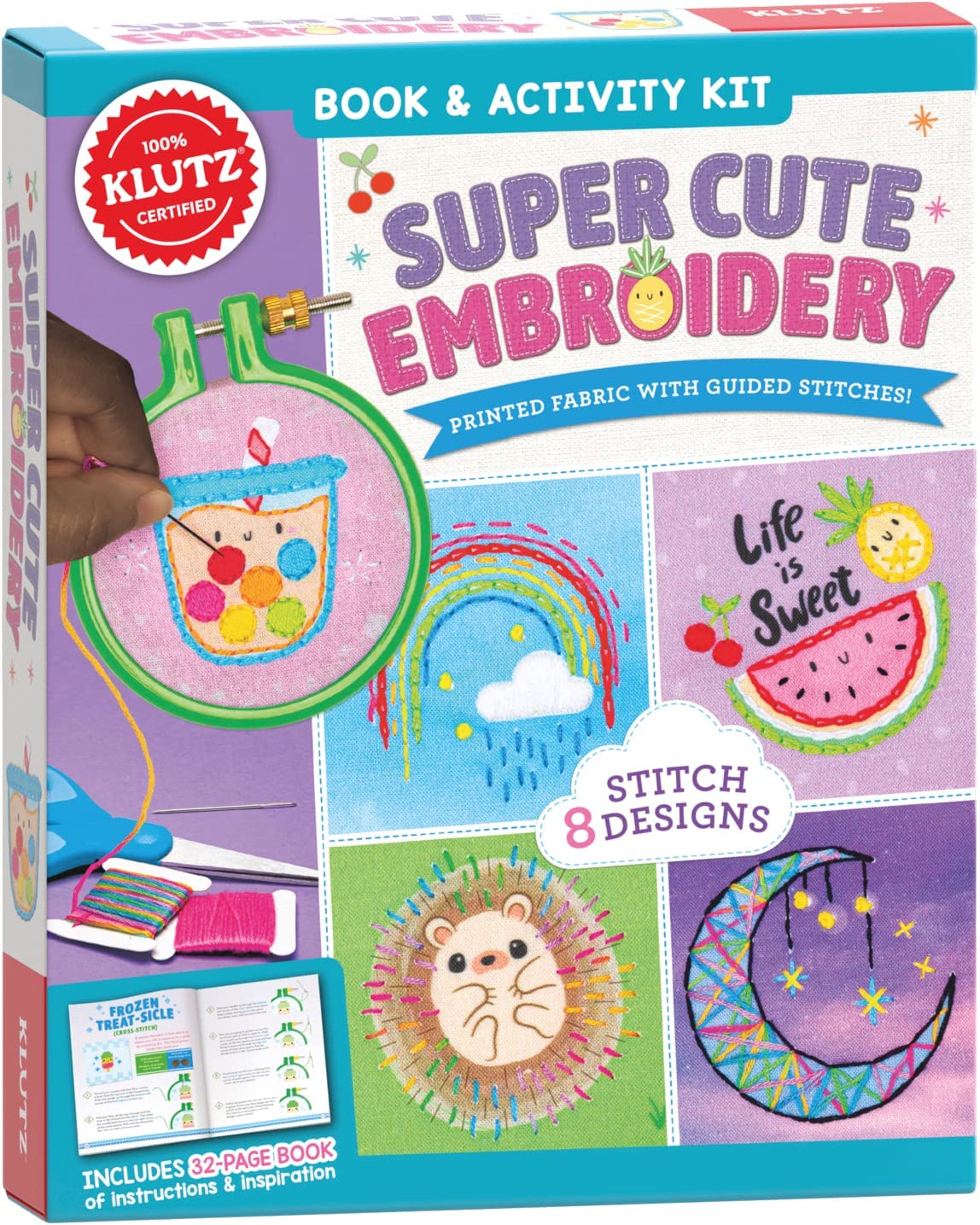 Klutz Super Cute Embroidery Craft Kit-by-Klutz