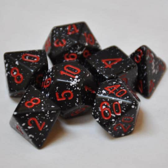 Koplow Elemental Space 7pc Dice Set by Koplow