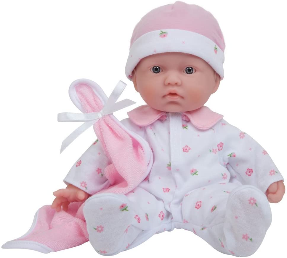 La Baby 11 Baby Doll Caucasian in Pink by JC Toys 1