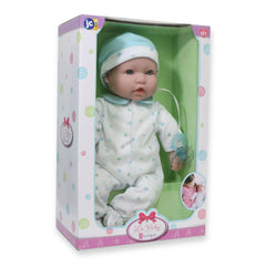 La Baby 16 Doll in Blue Caucasian by JC Toys