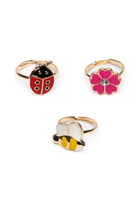 Ladybug Garden Ring Set-by-Great Pretenders