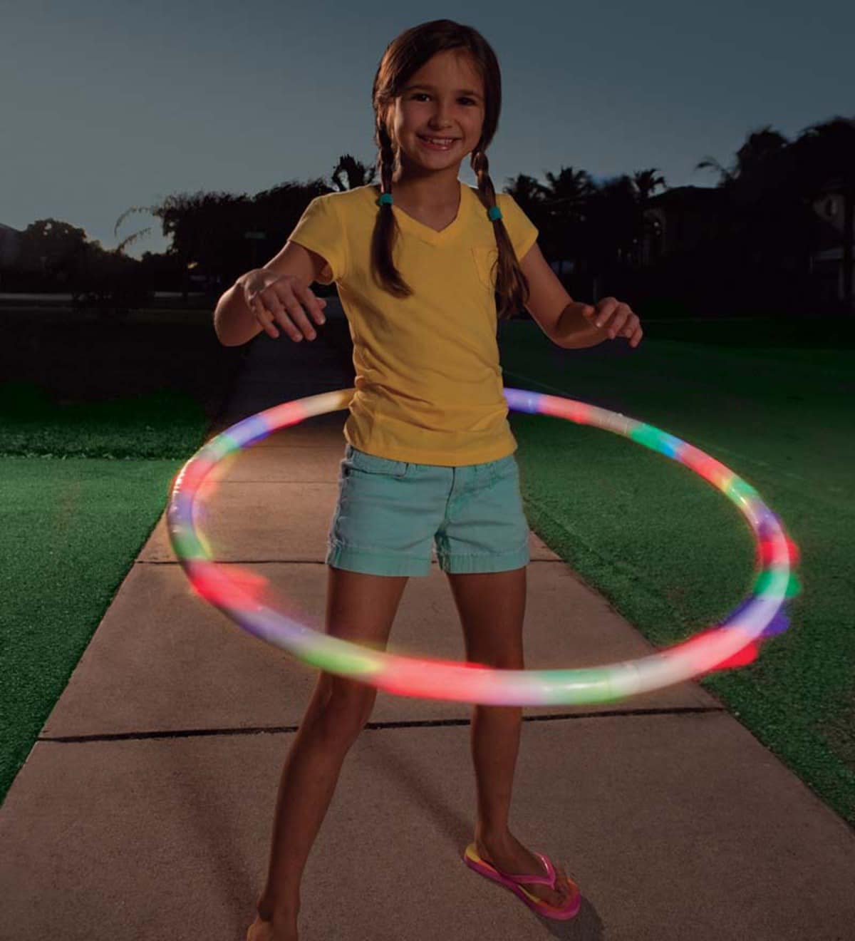 Large LED Hula Hoop 72cm by Hearthsong