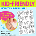 Color In Neon Tattoos by Creativity for Kids