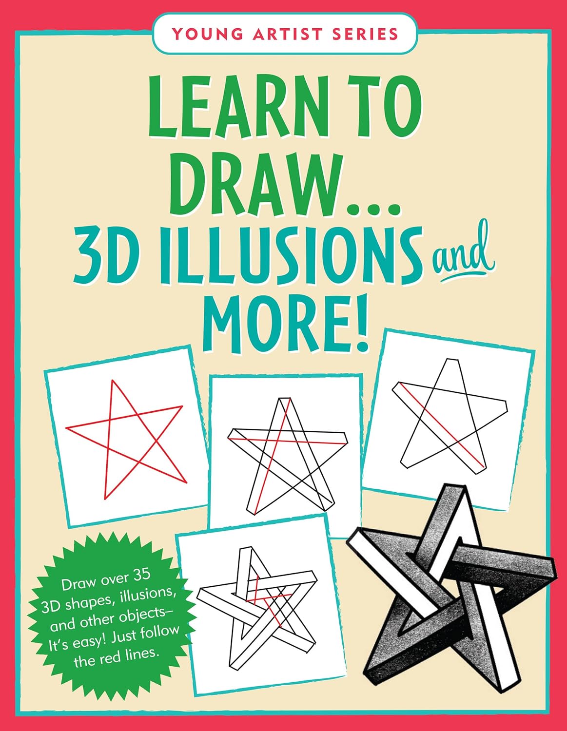 Learn to Draw 3D Illusions-by-Peter Pauper Press