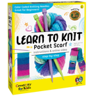 Learn to Knit Pocket Scarft by Creativity for Kids
