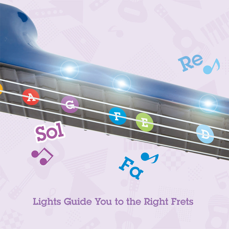 Learn with Lights Blue Ukulele by Hape 1