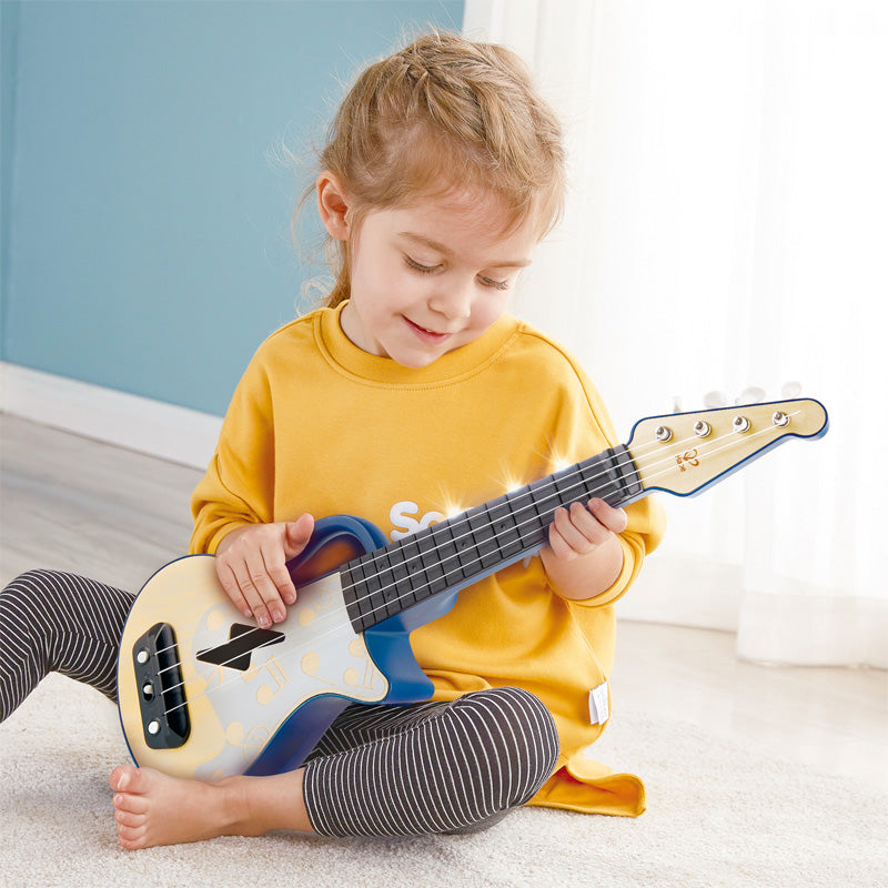 Learn with Lights Blue Ukulele by Hape 4