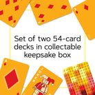Lego Brick Playin Cards Set of 2 Decks by Chronicle Books 4