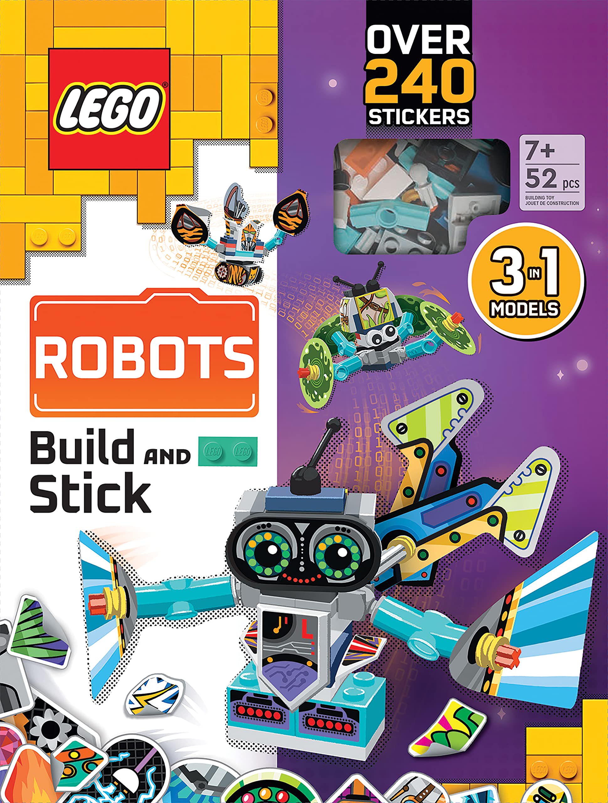 Lego Build and Stick: Robots: Activity Book-by-Sourcebooks