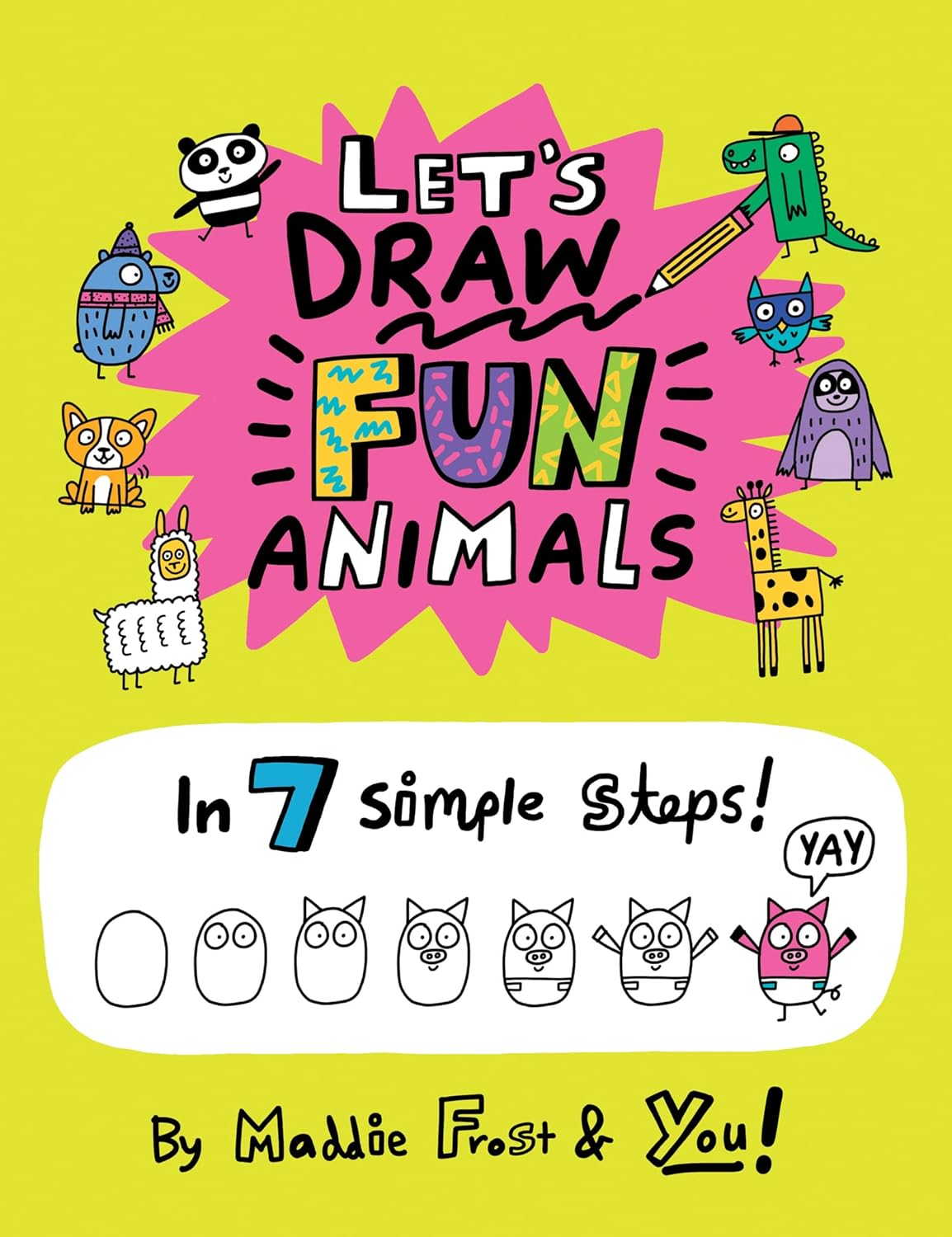 Let’s Draw Fun Animals: In 7 Simple Steps-by-Harper Collins