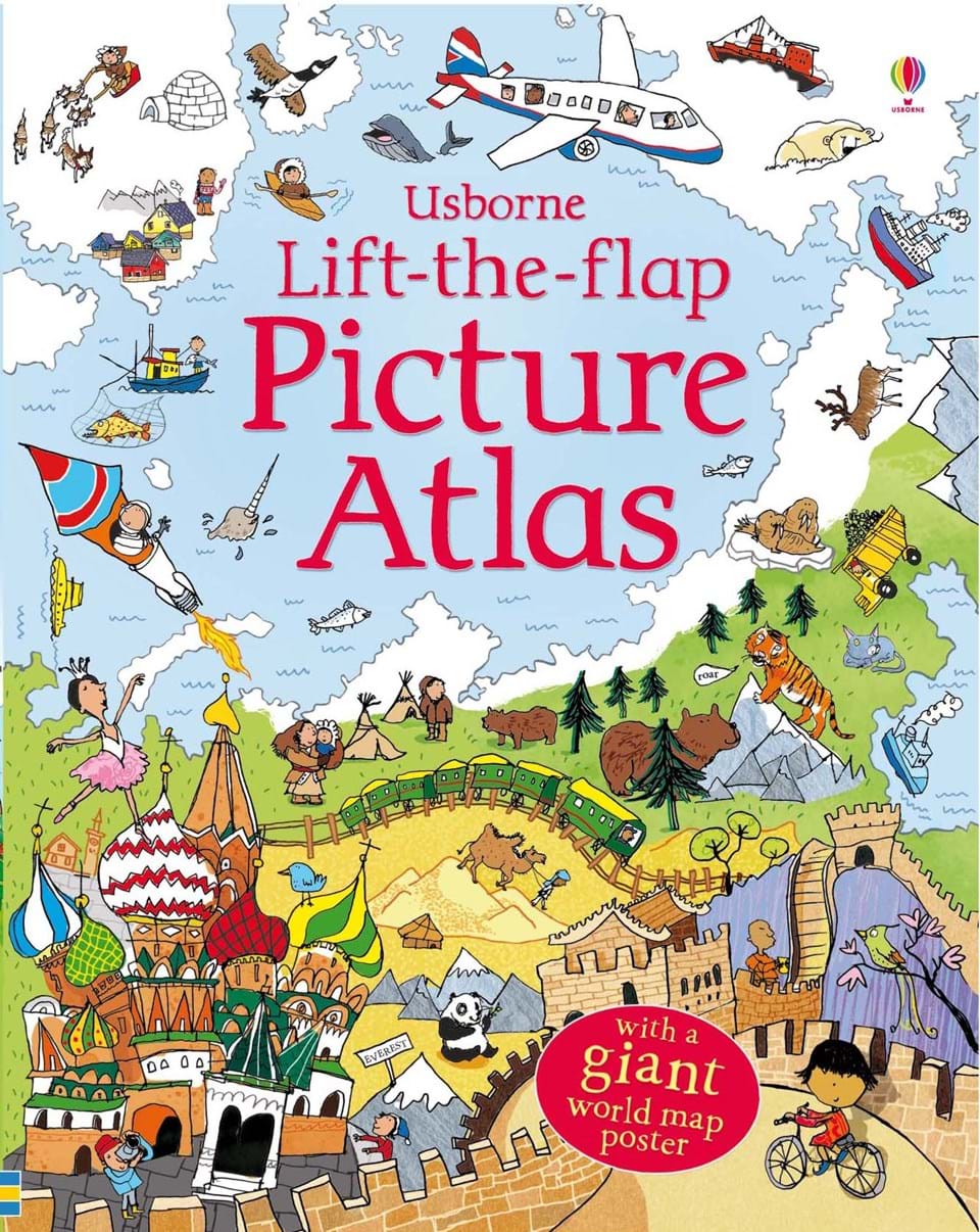 Lift-the-Flap Picture Atlas-by-Usborne