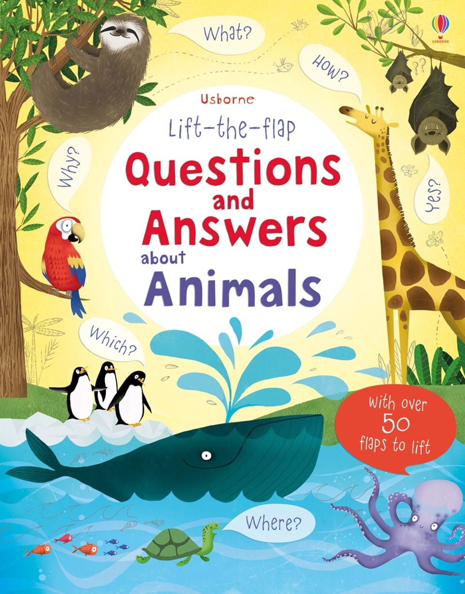 Lift-the-Flap Questions and Answers About Animals-by-Usborne