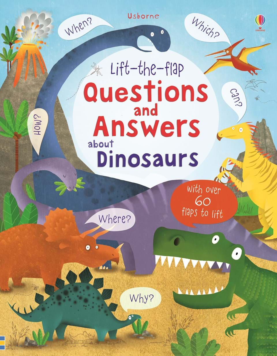 Lift-the-Flap Questions and Answers About Dinosaurs-by-Usborne