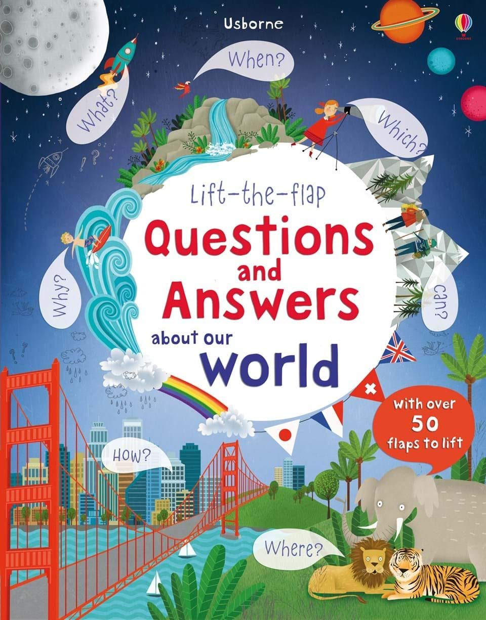 Lift-the-Flap Questions and Answers About Our World-by-Usborne