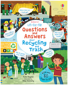 Lift-the-Flap Questions and Answers about Recycling and Trash-by-Usborne
