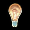 Light Bulb Pin by WM Spear Designs