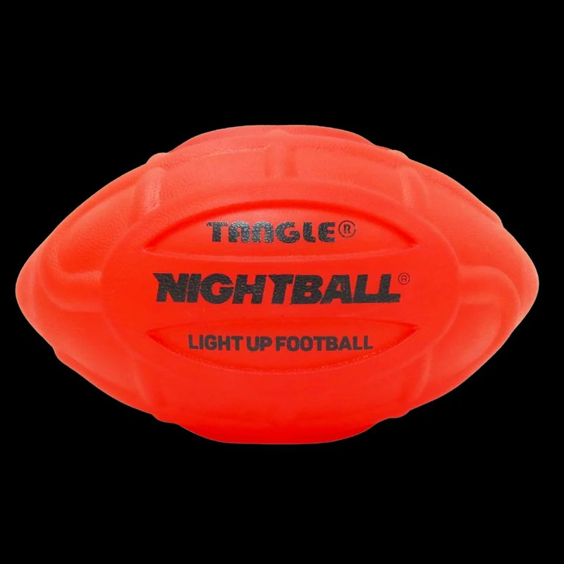 Light Up LED Football - Red-by-Tangle Creations