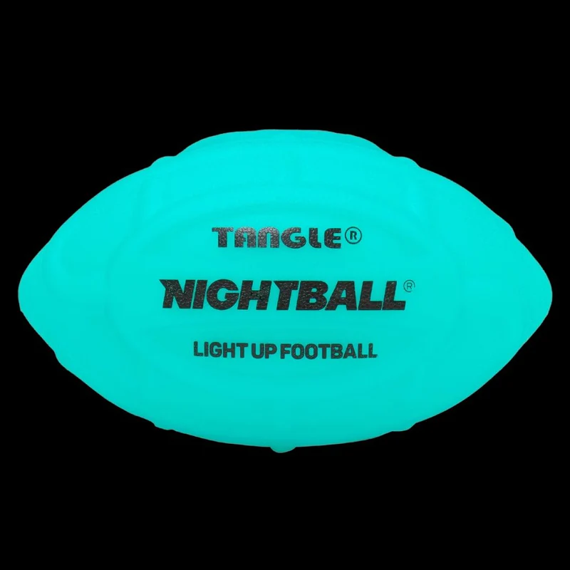 Light Up LED Football - Teal-by-Tangle Creations