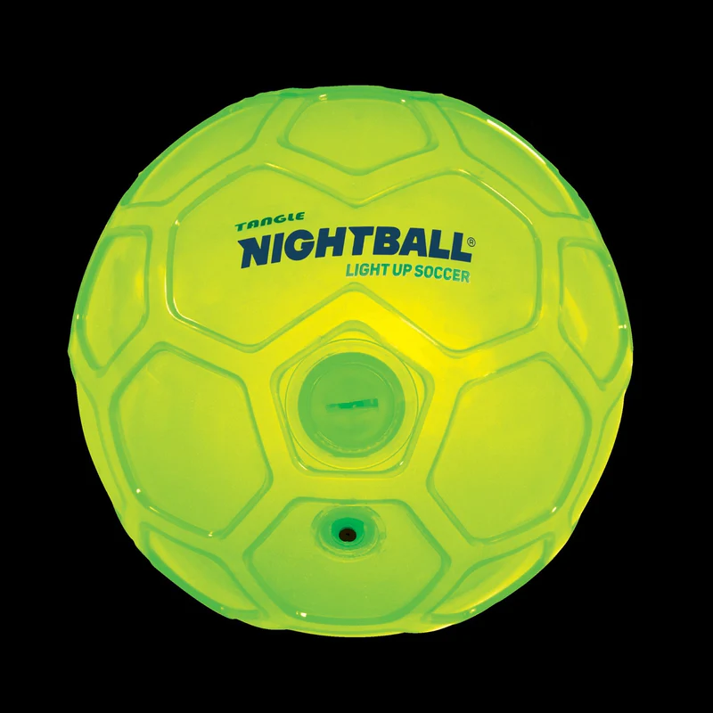 Light Up LED Soccer Ball - Green-by-Tangle Creations
