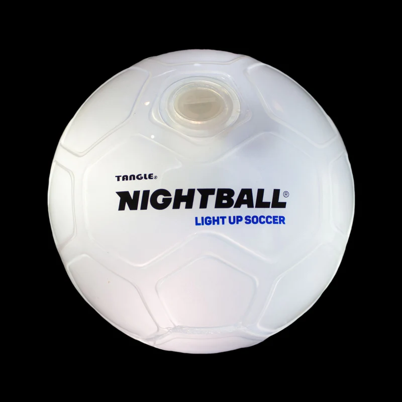 Light Up LED Soccer Ball - White-by-Tangle Creations