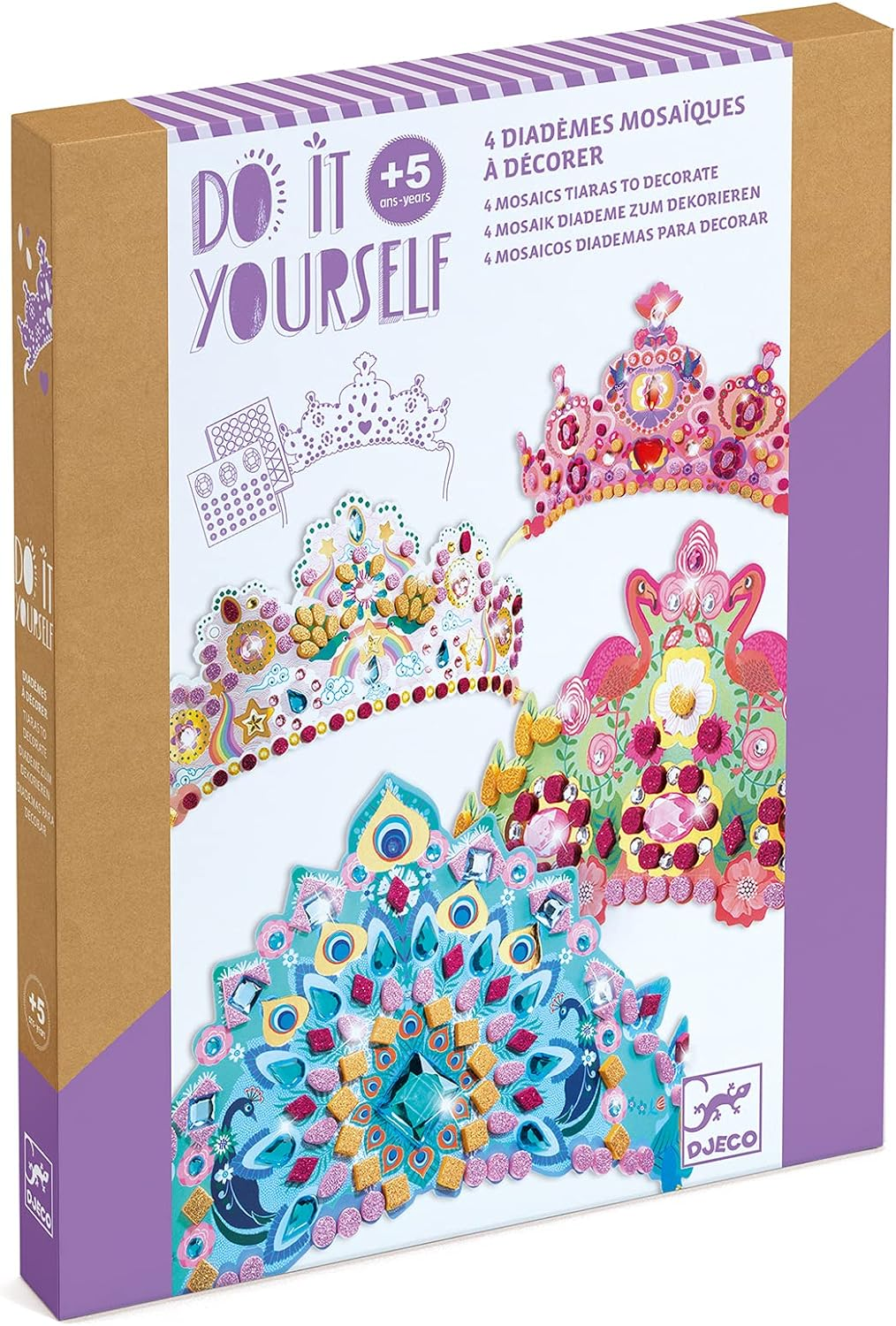 Like A Princess Mosaic Tiaras-by-Djeco