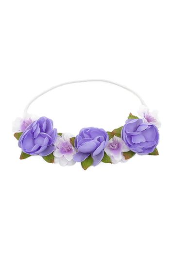 Lilac Flower Headband by Little Adventures