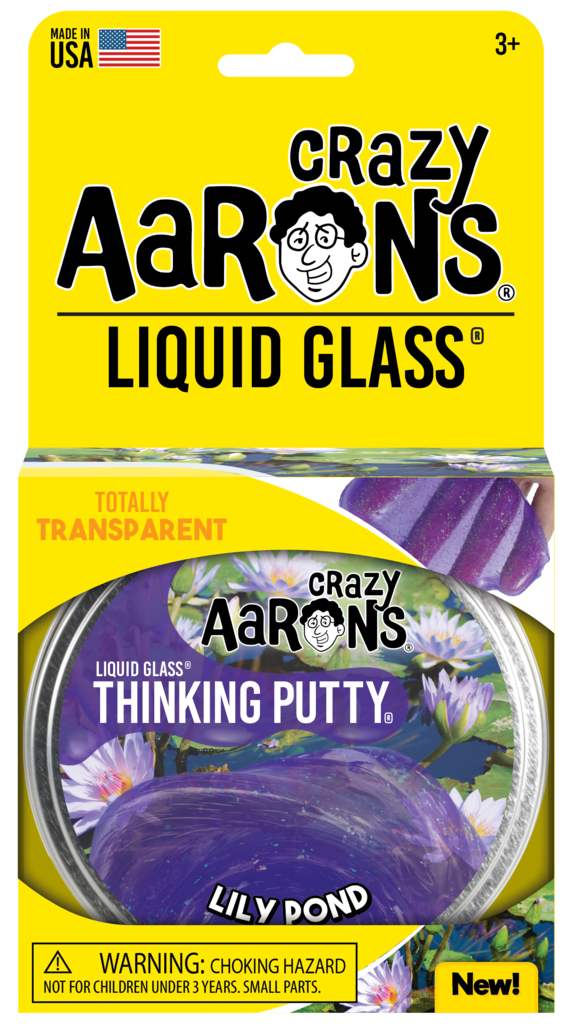 Lily Pond Thinking Putty Crystal Clear Series by Crazy Aarons Putty World