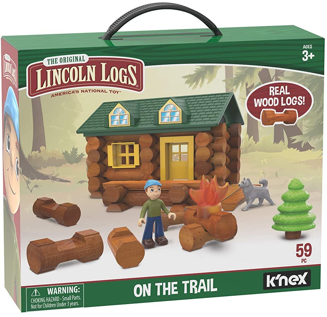 Lincoln Logs On The Trail 59pc Set by Lincoln Logs