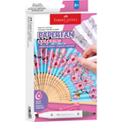 Paper Fan Coloring - Cherry Blossom by Faber-Castell