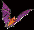 Little Brown Bat Pin by WM Spear Designs