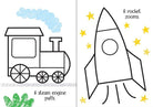 Little Coloring Things That Go by Usborne 1