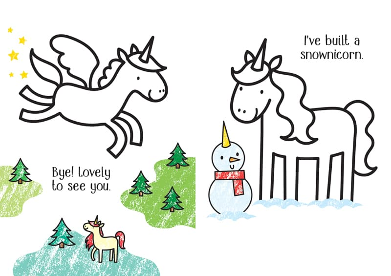 Little Coloring Unicorns by Usborne 2