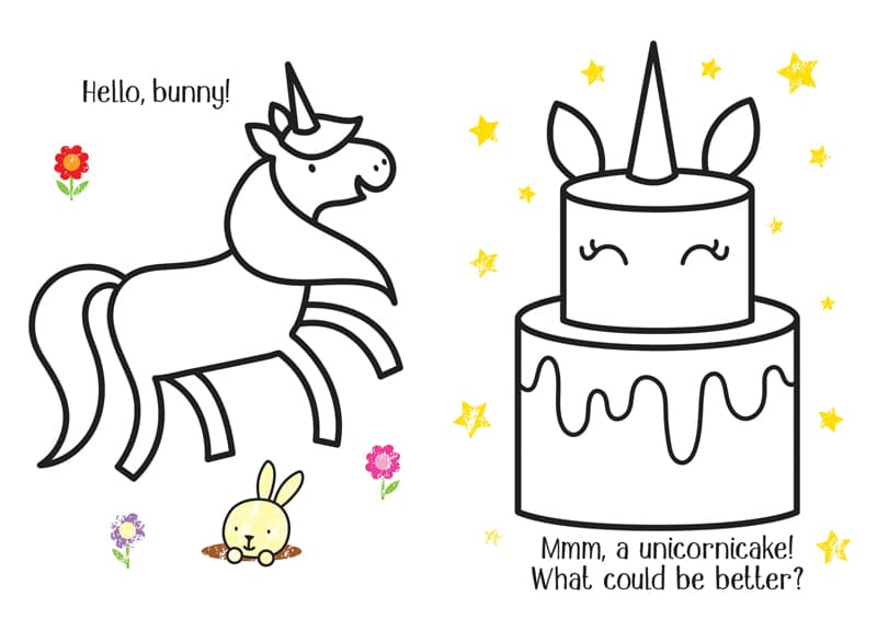 Little Coloring Unicorns by Usborne 3