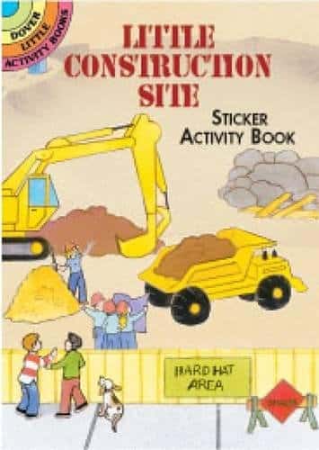 Little Construction Site Sticker Activity Book by Dover Publications