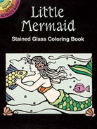 Little Mermaid Stained Glass Coloring Book by Dover Publications
