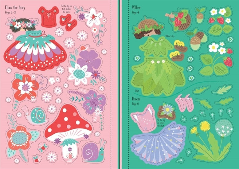 Little Sticker Dolly Dressing Fairies by Usborne 3